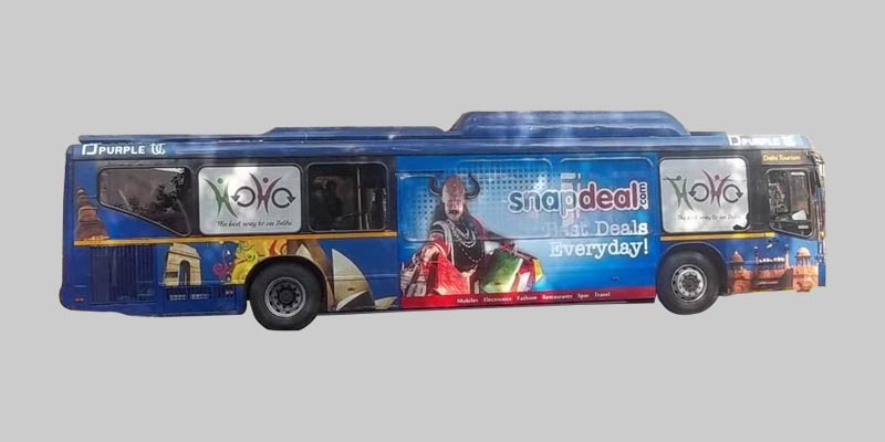 ho ho bus outdoor ad