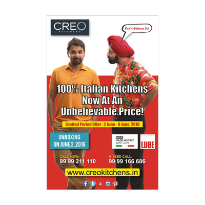 Creo Kitchens Newspaper Ad
