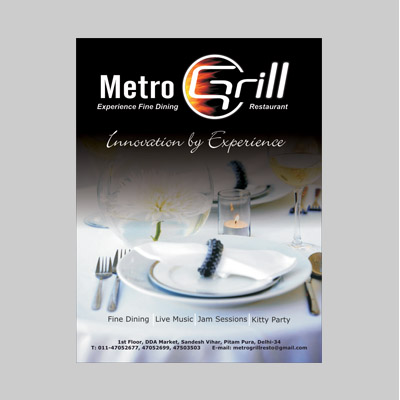 Metro Grill Leaftet