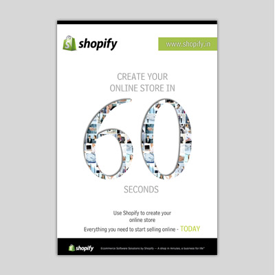 Shopify Newspaper Ad